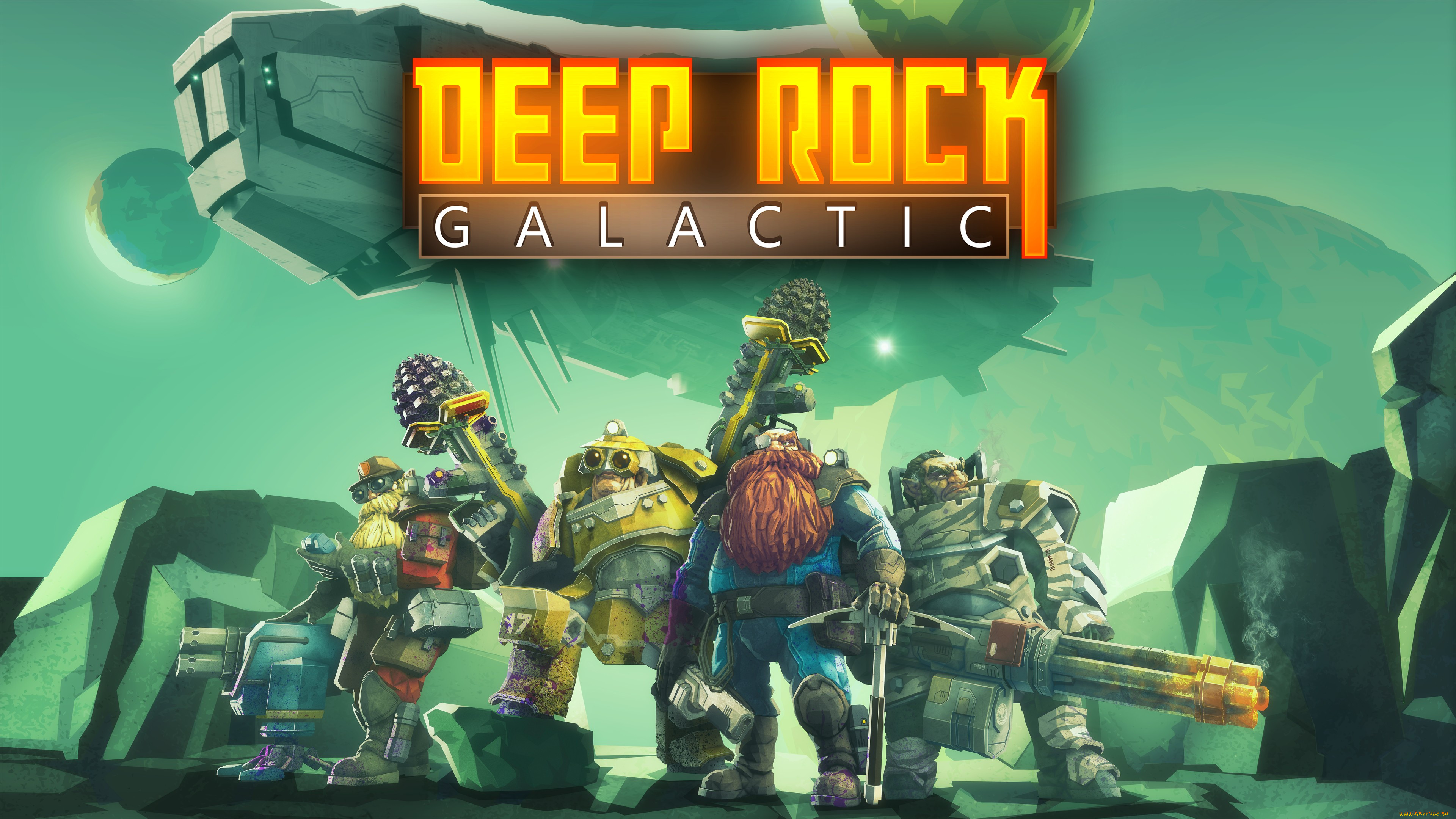 deep rock galactic,  , action, , deep, rock, galactic